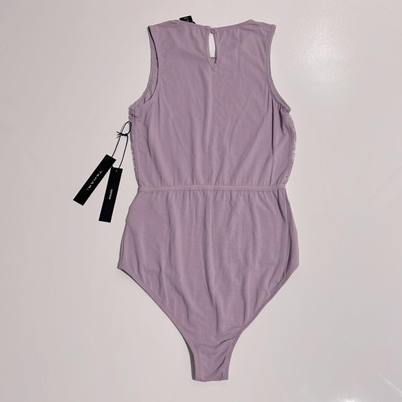 Tahari Lace and mesh bodysuit - Picture 5 of 6